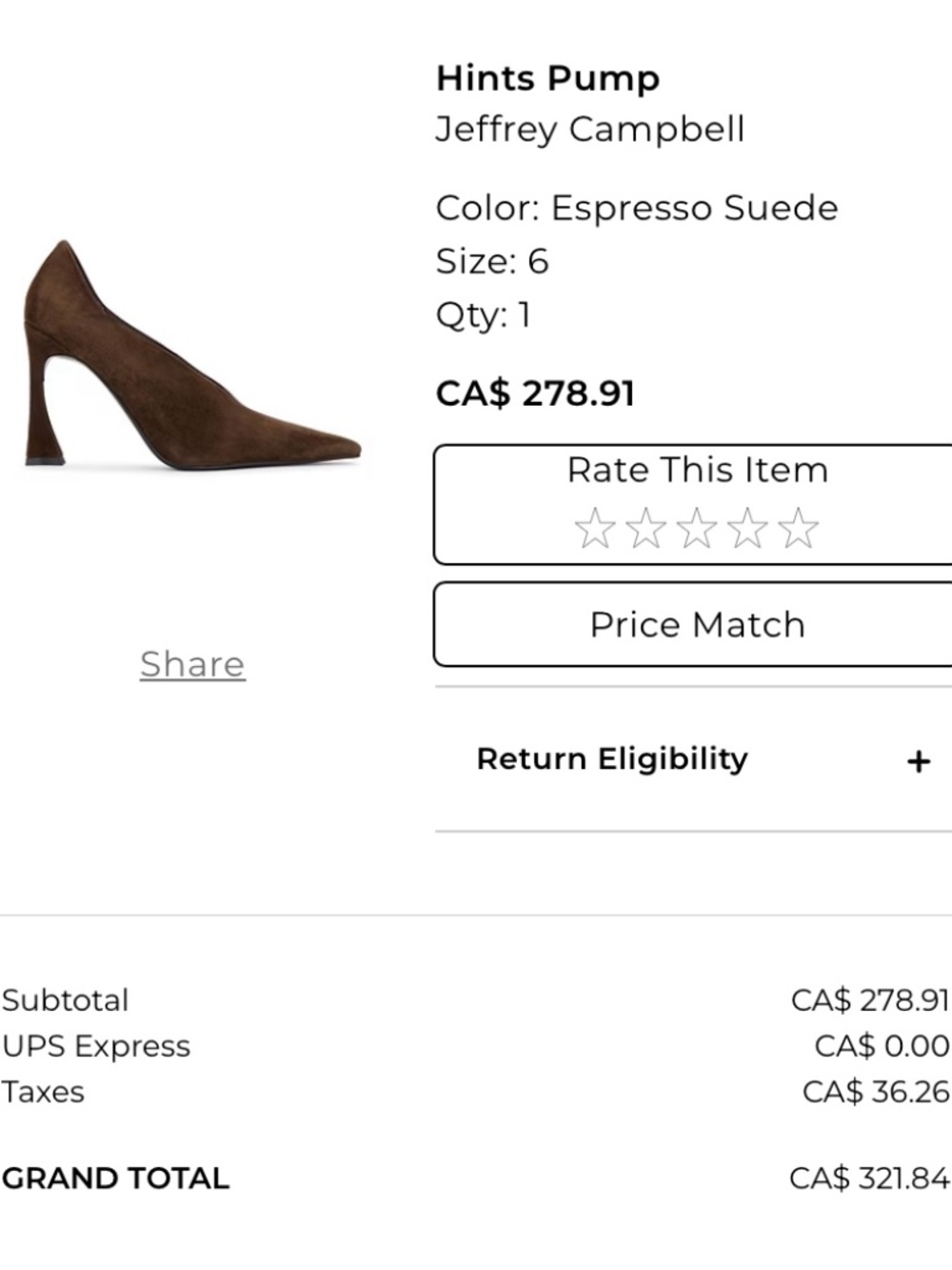 Brand New Jeffrey Campbell Hint Pumps